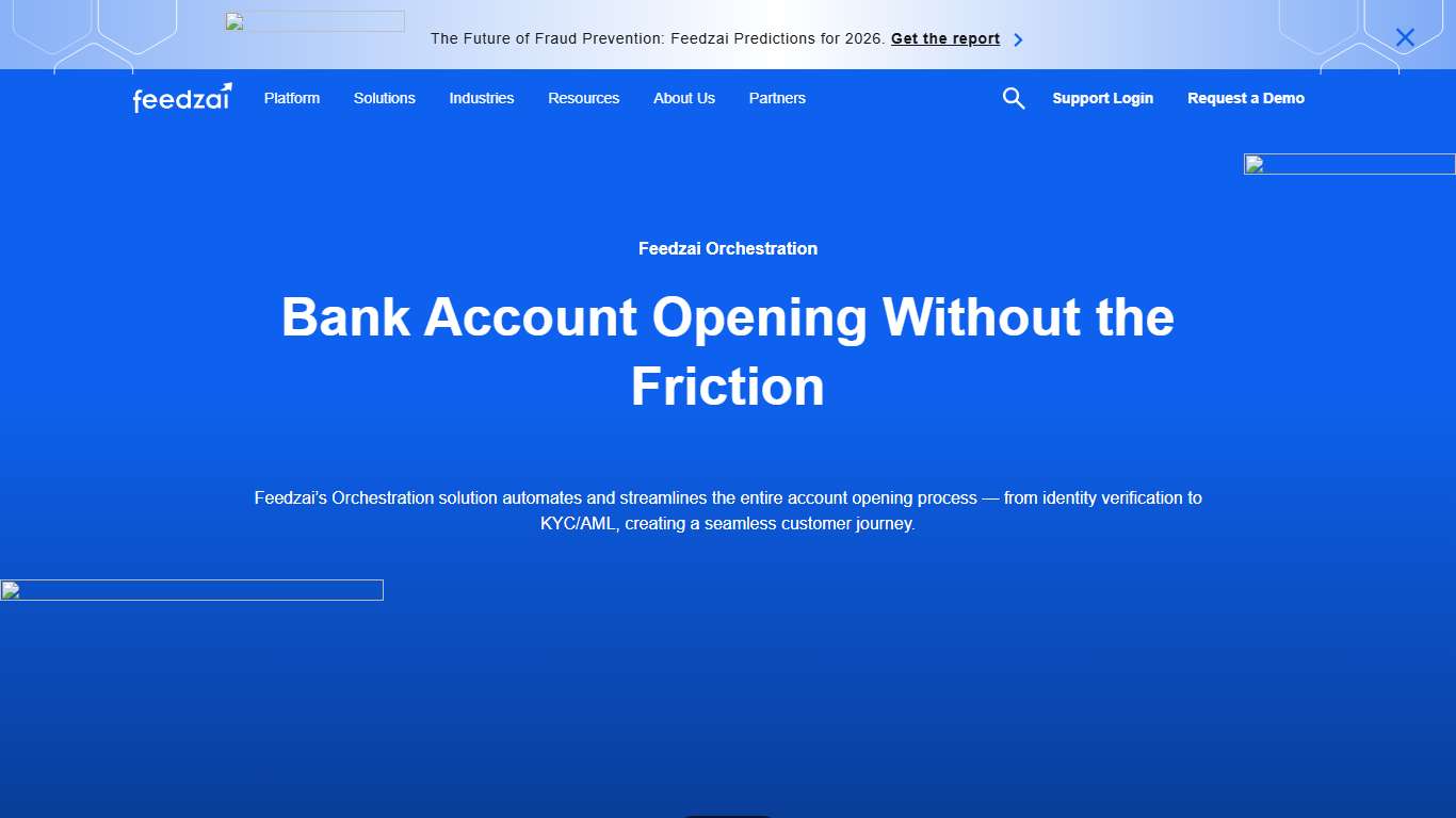 Automated Account Opening Orchestration Solution Feedzai